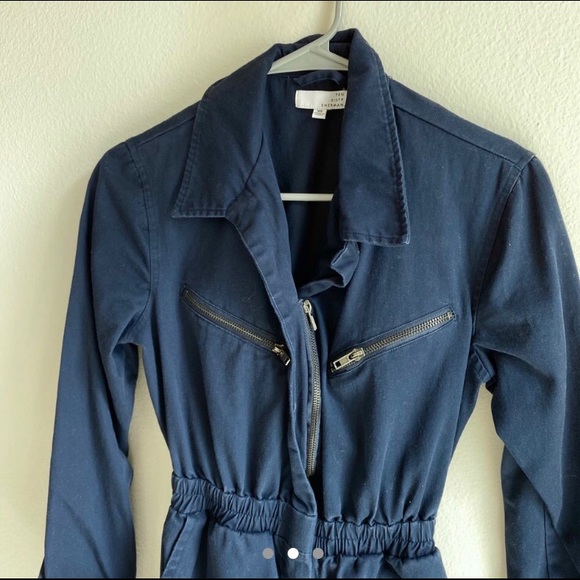 Navy Blue Nordstrom Utility Jumpsuit - Picture 2 of 4